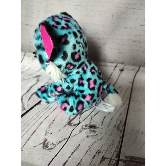 Zuru Plush Coco Surprise Otto Blue Pink Leopard 5 inch Stuffed Animal Toy - Picture 3 of 8